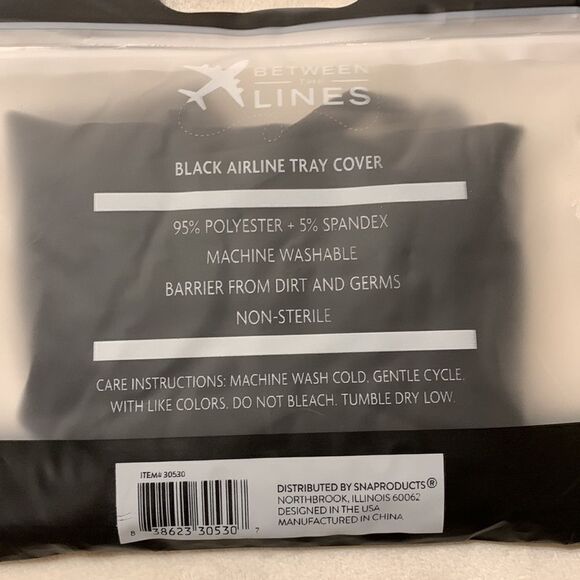 Between The Lines multi-use seat cover and airline tray cover. (Two piec… - Picture 6 of 6